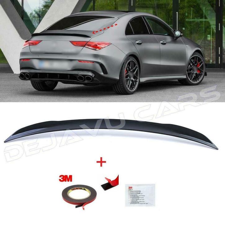 AMG Look Achterklep spoiler voor Mercedes Benz CLA C118, Auto-onderdelen, Carrosserie en Plaatwerk, Nieuw, Mercedes-Benz, Achter