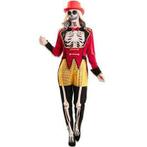 Circusartieste skelet kostuum (Halloween kleding)