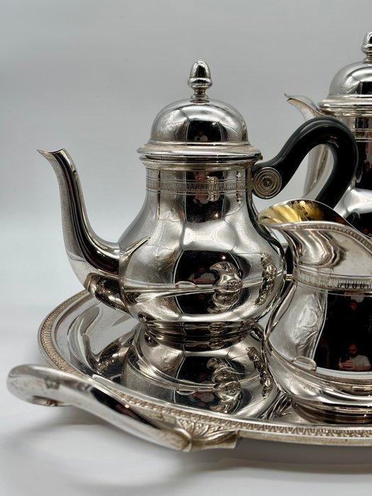 Rhodargo - Koffie- en theeservies (5) - Beuken - Laiton, Antiek en Kunst, Antiek | Meubels | Tafels