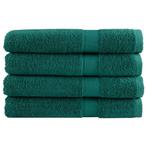 vidaXL Handdoeken SOLUND 4 st 600 g/m² 100x200 cm groen, Verzenden, Nieuw, Groen
