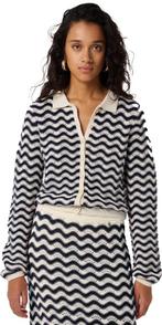 -10% Fabienne Chapot  Fabienne Chapot Caro crochet cardigan, Kleding | Dames, Truien en Vesten, Verzenden, Nieuw, Blauw