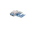 Vertical USB PCI Express x1 Extended Riser Line Card Plate, Nieuw, Ophalen of Verzenden