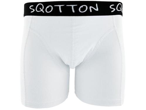Boxershort - SQOTTON® - Basic - Wit, Kleding | Heren, Ondergoed, Verzenden