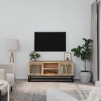 vidaXL Tv-meubel 105x30x45 cm bewerkt hout en ijzer, 100 tot 150 cm, Verzenden, Nieuw, Minder dan 100 cm