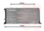 RADIATOR VOOR AUDI 80 B3 1986-1991 893121251H, Ophalen of Verzenden, Nieuw