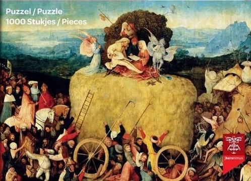 De Hooiwagen - Jheronimus Bosch Puzzel (1000 stukjes) |, Hobby en Vrije tijd, Denksport en Puzzels, Nieuw, Verzenden