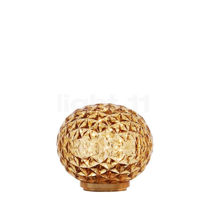 Kartell Mini Planet Tafellamp LED, geel (Tafellampen), Huis en Inrichting, Lampen | Tafellampen, Nieuw, Verzenden