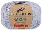 Katia Fair Cotton - 50 staalgrijs - Biologisch Katoengaren, Hobby en Vrije tijd, Breien en Haken, Ophalen of Verzenden, Nieuw