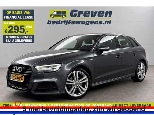 Audi A3 1.5 TFSI CoD 150PK Sport S-Line Cam LED Clima PDC, Auto's, Audi, Handgeschakeld, Benzine, Zilver of Grijs, Verzenden