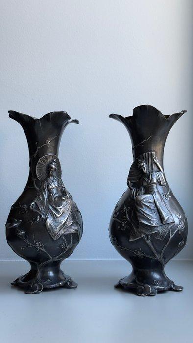 WMF / Geislingen - Tafelmiddenstuk - Verzilverd, Antiek en Kunst, Kunst | Designobjecten