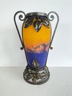 Muller Frères - Vaas - Grote vaas Art Nouveau ondertekend, Antiek en Kunst