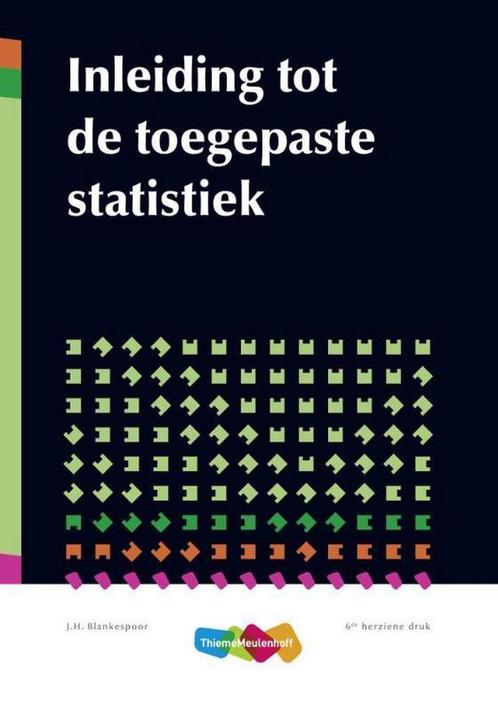 9789006952308 Inleiding tot de toegepaste statistiek, Boeken, Schoolboeken, Zo goed als nieuw, Verzenden