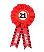 Rozet Hoera 21 Jaar Hoera, Verzenden, Nieuw