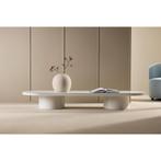 Antonio ovale salontafel - 60 x 190 cm - beige - OUTLET A, Huis en Inrichting, Stoelen, Ophalen of Verzenden, Nieuw