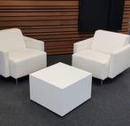 Set wit lederen Gelderland fauteuils + tafel, Ophalen of Verzenden, Nieuw in verpakking
