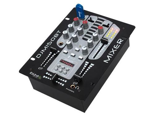 Ibiza DJM150USB-BT DJ Mixer Met Bluetooth En USB, Muziek en Instrumenten, Microfoons, Nieuw, Verzenden