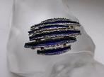 Zilver, emaille - Broche - Art Deco Bauhaus