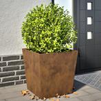 vidaXL Plantenbakken 2 st 50x50x50 cm cortenstaal, Tuin en Terras, Bloempotten, Verzenden, Nieuw