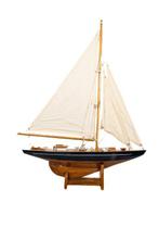 Modelschip - Karibikyacht/Segelboot  Höhe 56cm - Länge 42cm