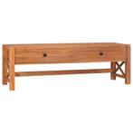 vidaXL Tv-meubel 140x40x45 cm teakhout, Huis en Inrichting, Kasten | Televisiemeubels, 100 tot 150 cm, Verzenden, Nieuw, Minder dan 100 cm