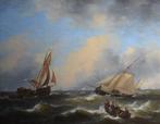 Govert van Emmerik (1808-1882) - Zeegezicht, Antiek en Kunst, Kunst | Schilderijen | Klassiek