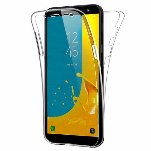 Galaxy J6 (2018) 360° Full Cover Transparant TPU Hoesje, Telecommunicatie, Mobiele telefoons | Hoesjes en Frontjes | Samsung, Nieuw