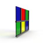 Enkel glas in lood diagonaal blank, Doe-het-zelf en Verbouw, Glas en Ramen, Ophalen of Verzenden, Nieuw
