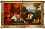 Francesco Albani (1578–1660), Cerchia di - Il riposo di, Antiek en Kunst