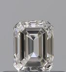 1 pcs Diamant - 0.44 ct - Smaragd - D (kleurloos) - IF