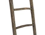 Teak Ladder Carved | 150cm | Handdoekrek | Uniek Hout, Huis en Inrichting, Badkamer | Badtextiel en Accessoires, Verzenden, Nieuw