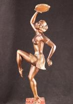 Groot Art Deco beeld - sculptuur, Exotische danseres - 50 cm, Antiek en Kunst, Kunst | Designobjecten