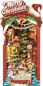 Robotime Book Nook Christmas Street Miniatuur Modelbouw K..., Verzenden, Nieuw