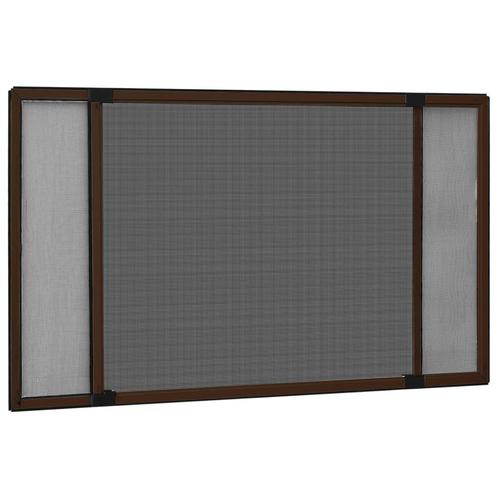 vidaXL Raamhor uitschuifbaar (100-193)x75 cm bruin, Huis en Inrichting, Stoffering | Gordijnen en Lamellen, Bruin, Nieuw, Verzenden