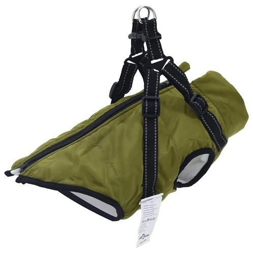 Hondenjas L32 - Waterdicht Legergroen | Retourdeal | 35%..., Dieren en Toebehoren, Hondenkleding, Hondenjas, Nieuw, Ophalen of Verzenden