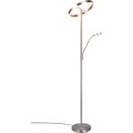 Vloerlamp - Dimbaar - 1-lichts - Chroom, Huis en Inrichting, Lampen | Vloerlampen, Ophalen of Verzenden, Nieuw, Metaal, 100 tot 150 cm