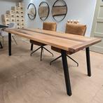 Unieke Luxe Eettafel met Verhaal – Nu van €1495 voor €1195!, Huis en Inrichting, Tafels | Eettafels, Vijf personen of meer, Overige houtsoorten