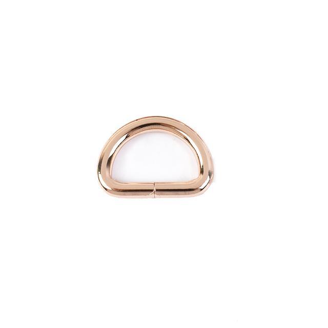 D-ring - 20mm - Rose gold, Hobby en Vrije tijd, Kralen en Sieraden maken, Tussenstuk of Tussenkraal, Nieuw, Ophalen of Verzenden