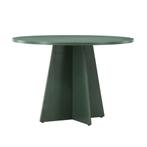 *WOONWINKEL* Ronde Eettafel Met Kruisvoet Groen, Huis en Inrichting, Tafels | Eettafels, Verzenden, Nieuw