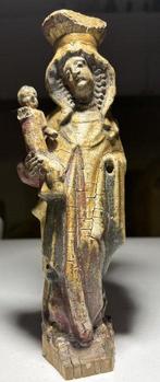 sculptuur, Virgin Mary & Child - 23 cm - Hout