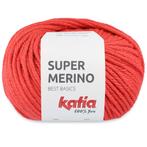 Katia Super Merino - 39 koraalrood - Wol/Acryl Garen, Hobby en Vrije tijd, Breien en Haken, Ophalen of Verzenden, Nieuw