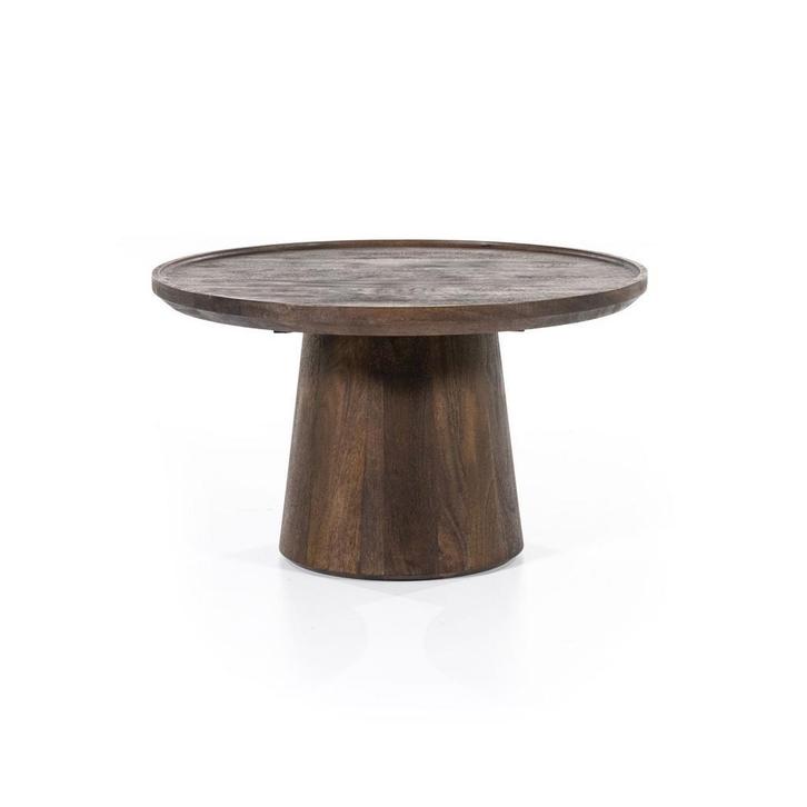 Salontafel Eleonora RON (rond) Ø66cm bruin *NIEUW* 95652, Huis en Inrichting, Tafels | Salontafels, 50 tot 100 cm, Rond, Nieuw