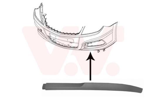 BUMPER SPOILER VOOR OPEL VECTRA C 2001-2005 13204667, Auto-onderdelen, Carrosserie en Plaatwerk, Nieuw, Ophalen of Verzenden
