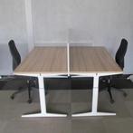 (MDK-104303) Ahrend Mehes bureau met nieuw blad 160 x 80 cm, Ophalen of Verzenden, In hoogte verstelbaar, Gebruikt, Bureau
