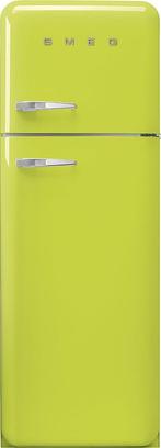 Smeg FAB30RLI5 rechtsdraaiende retro koelkast - lime groen, Witgoed en Apparatuur, 150 tot 200 liter, Verzenden, 60 cm of meer