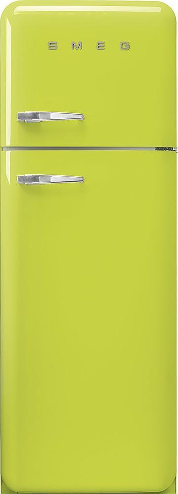 Smeg FAB30RLI5 rechtsdraaiende retro koelkast - lime groen, Witgoed en Apparatuur, Koelkasten en IJskasten, 150 tot 200 liter