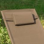 2dekans | SoBuy Comfortabele Swingstoel - Bruin - Metalen, Huis en Inrichting, Stoelen, Ophalen of Verzenden, Zo goed als nieuw