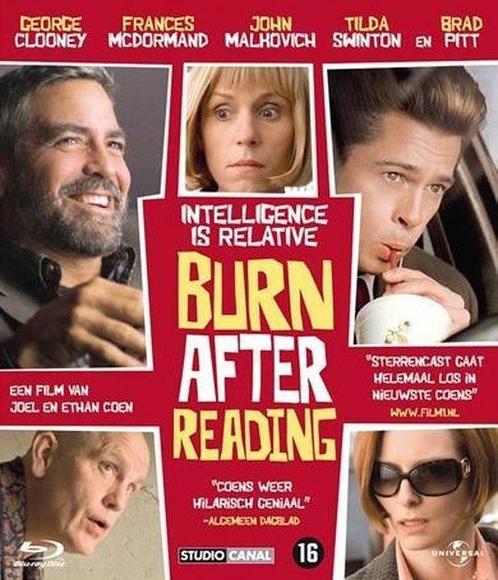 Burn after reading (blu-ray tweedehands film), Cd's en Dvd's, Blu-ray, Zo goed als nieuw, Ophalen of Verzenden