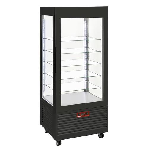 Diamond Koelvitrine | 480L | Zwart | +2°c/+10°c | Geventilee, Witgoed en Apparatuur, Koelkasten en IJskasten, Ophalen of Verzenden