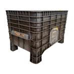 Palletbox 640x1040x670mm gesloten 285 liter, 4 poten,, Doe-het-zelf en Verbouw, Kratten en Dozen, Gebruikt, 40 tot 60 cm, Overige typen