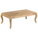 vidaXL Salontafel 116x66x41 cm massief mangohout, Huis en Inrichting, Tafels | Salontafels, 100 tot 150 cm, Verzenden, Nieuw, 50 tot 100 cm